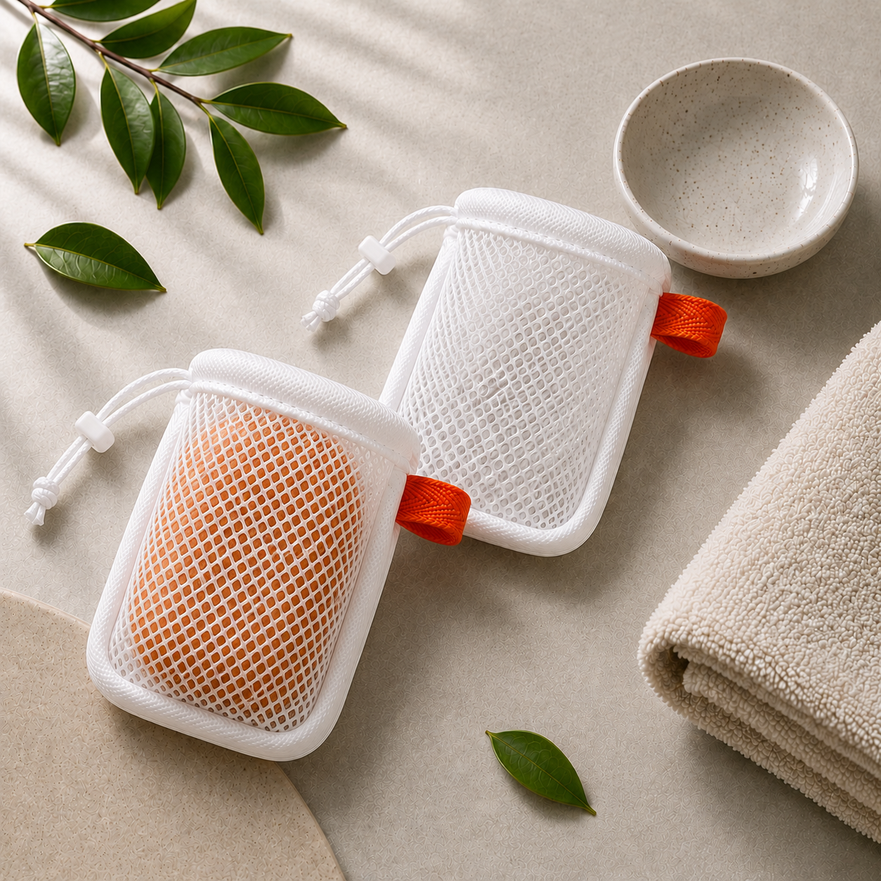 Exfoliating Soap Bag