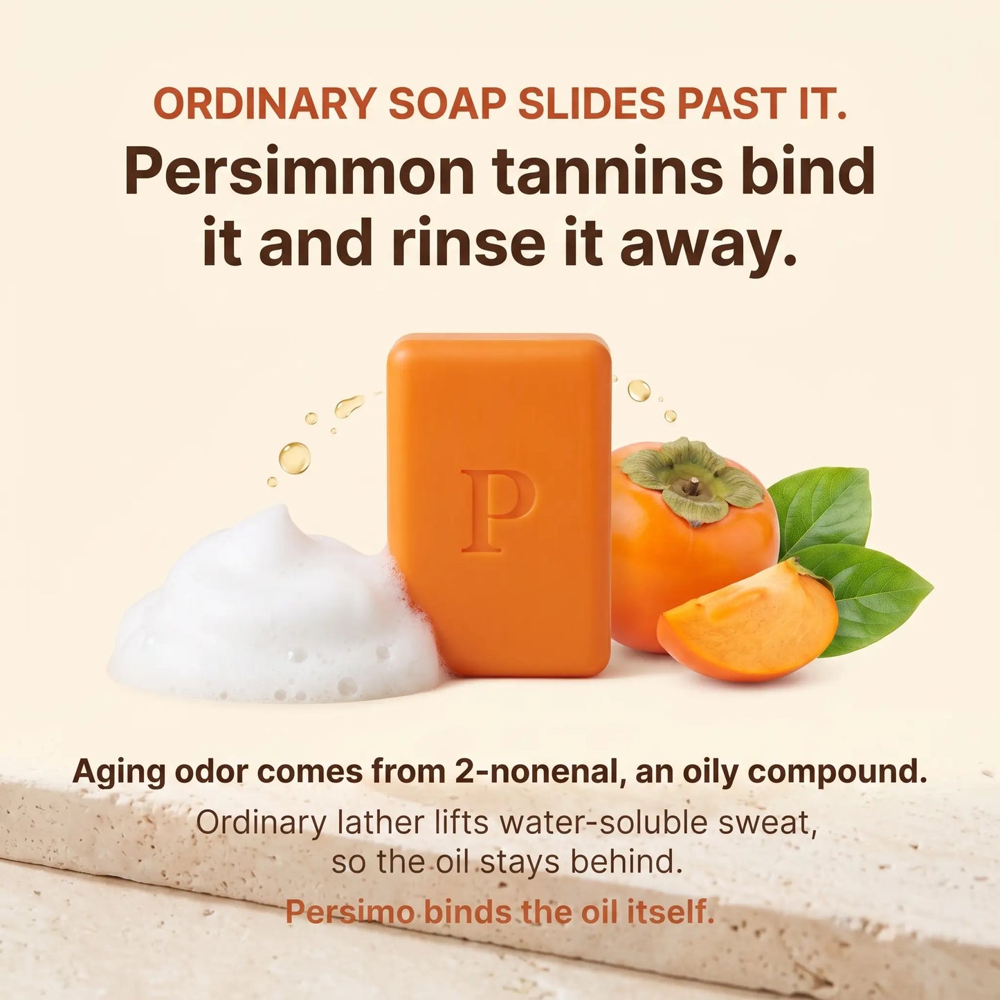 Persimmon Odor-Neutralizing Bar
