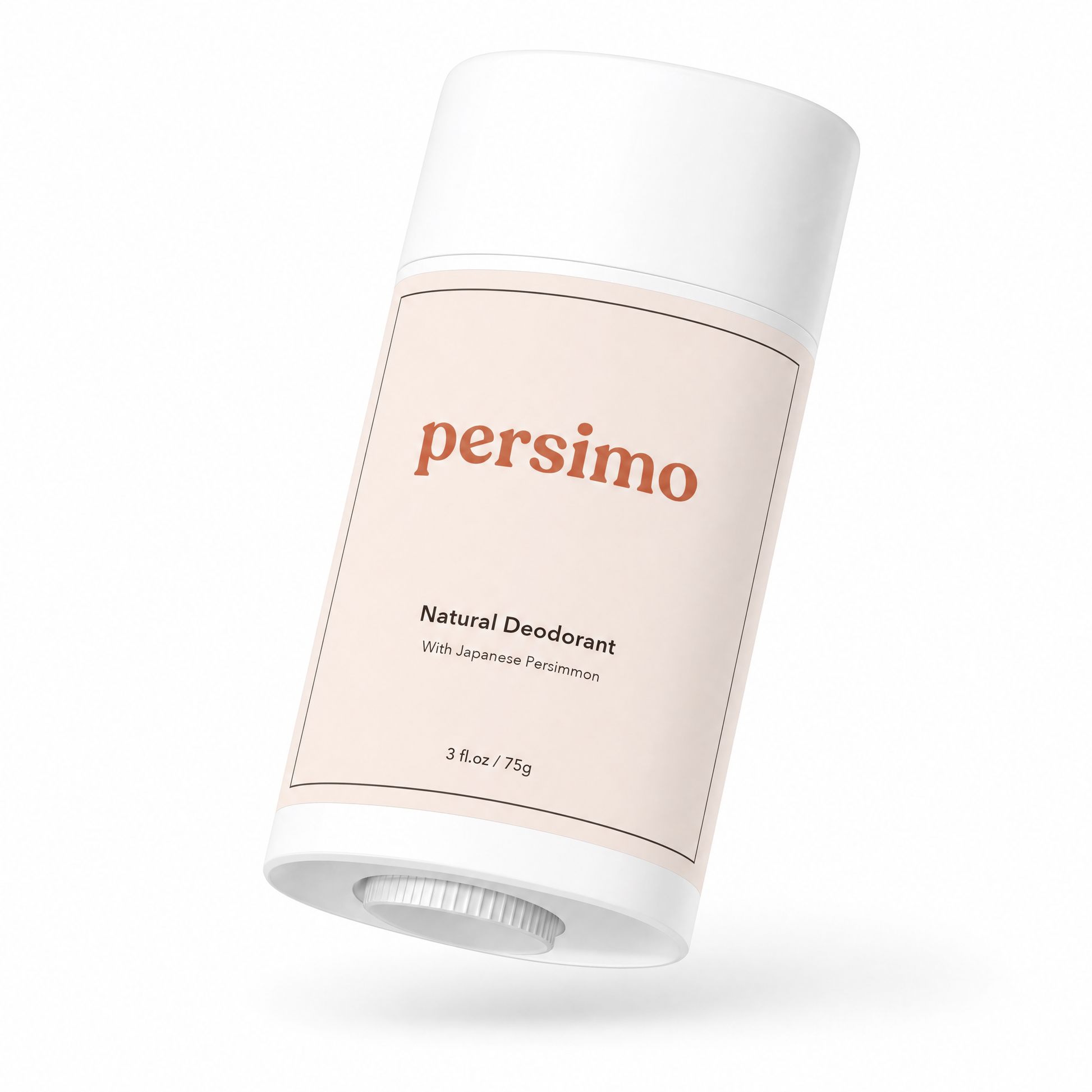 persimo Natural Deodorant 75g stick, angled view