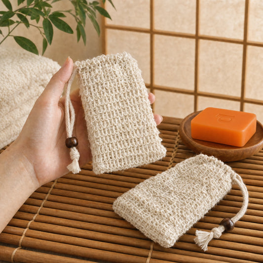 Bolsa exfoliante para jabón